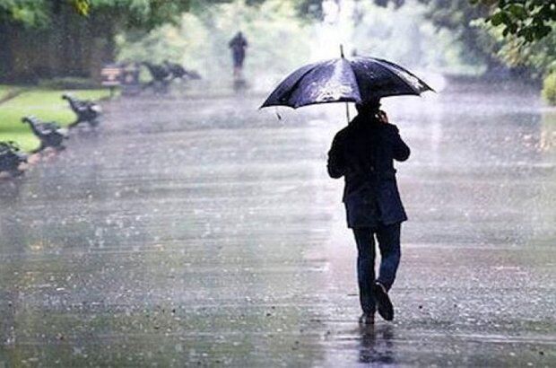 بارش باران زنجان را فرا می‌گیرد