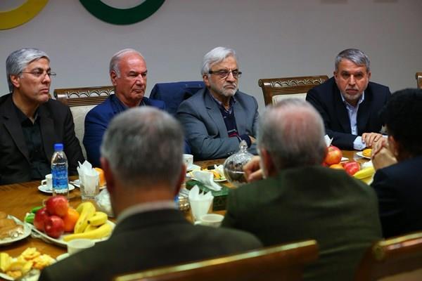 نشست وزیر ورزش و صالحی امیری با دبیران کل اسبق کمیته ملی المپیک 
