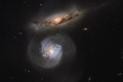 عکسی که هابل از دو کهکشان همسایه گرفت