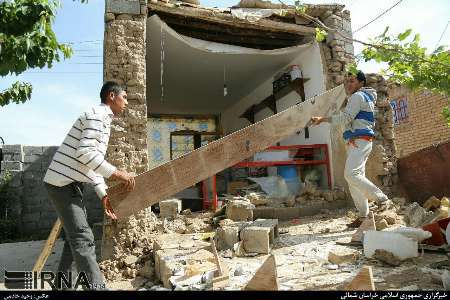 شمار روستاهای خسارت دیده از زلزله در خراسان شمالی به 70 روستا رسید