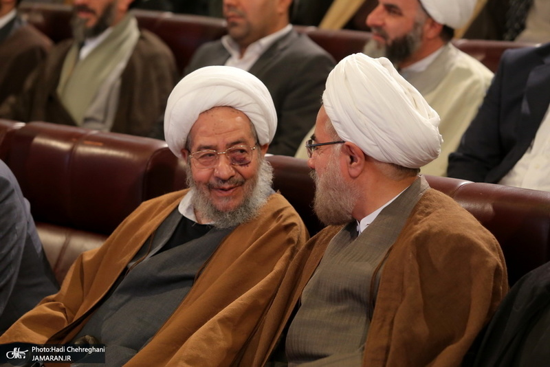 مراسم رونمایی از کتاب«سَلُونِی قَبْلَ‏ أَنْ‏ تَفْقِدُونِی؛ تحریر نهج البلاغه»، تالیف آیت الله العظمی جوادی آملی
