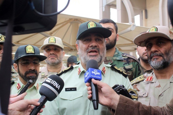 نیروی انتظامی با تمام توان امنیت 4 مرز را تامین می‌کند