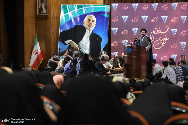 سخنرانی سید علی خمینی در دانشگاه تهران