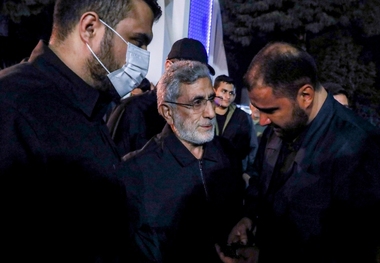 بهترین عکس‌ها از مراسم استقبال از پیکر شهید نیلفروشان با حضور سردار قاآنی/ گزارش تصویری