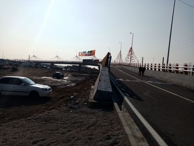تقاطع بزرگراه ۷۶ متری شهید بروجردی با محور ۴۵ متری کن افتتاح شد