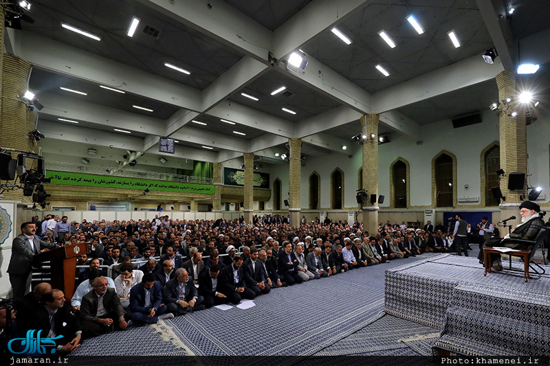 دیدار جمعی از استادان، نخبگان و پژوهشگران دانشگاه‌ها با رهبر معظم انقلاب