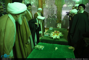 تجدید میثاق هیأت رئیسه و اعضای مجلس خبرگان رهبری با آرمان های امام خمینی(س)