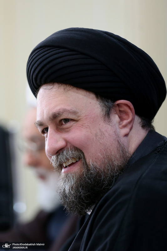 حضور سید حسن خمینی در گردهمایی علمی به مناسبت هفته پژوهش در پژوهشکده امام خمینی(س) و انقلاب اسلامی