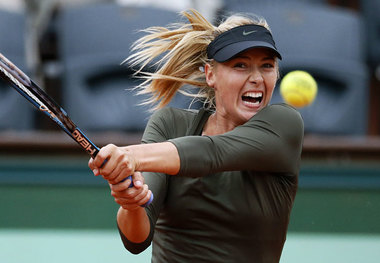 ماریا شاراپووا مسابقات تنیس فرانسه را از دست داد