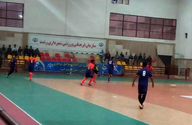 پیروزی تیم فوتسال شهرداری رشت برابر اصفهان