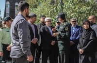 بازدید معاون اول رئیس‌جمهور از ساختمان‌های آسیب‌دیده نیروی انتظامی و اساتید سرو (7)
