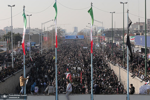 حضور میلیون ها تهرانی در تشییع پیکر مطهر سردار قاسم سلیمانی - 5