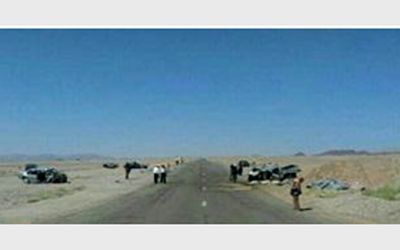 
 تصادف ۳خودرو در خراسان با ۵کشته برجای گذاشت