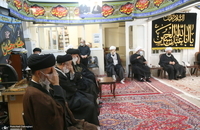 مراسم عزای روز عاشورا در بیت آیت الله العظمی فاضل لنکرانی(ره)