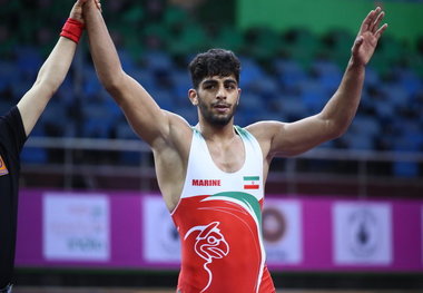 مدال طلای زیر 23 سال کشتی آسیا بر گردن ساروی/ سکوی اول در یک قدمی دلخانی و محبی
