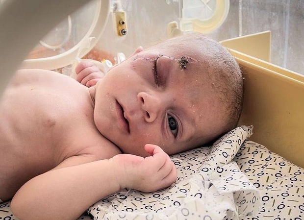 نوزاد فلسطینی بدون اسم در حمله اسرائیلی ها یتیم شد + عکس