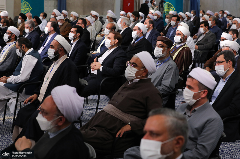 دیدار مسئولان نظام و میهمانان کنفرانس وحدت اسلامى‌ با رهبر معظم انقلاب
