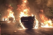  1350 خودرو و بیش از 2500 مکان عمومی در یک شب به آتش کشیده شد
