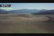 بدترین خشکسالی 60 سال اخیر در شیلی و خشک شدن کامل دریاچه آکولئو