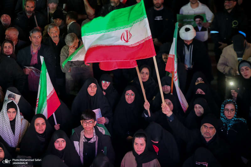 اجتماع حمایت از رزمندگان در مقابله با دشمن آمریکایی - صهیونی در پرند-۱