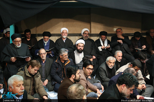  مراسم وداع با پیکر آیت الله هاشمی رفسنجانی(ره) در حسینیه جماران