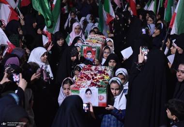 سی و نهمین شب اجتماع پرشور مردم در شادآباد تهران