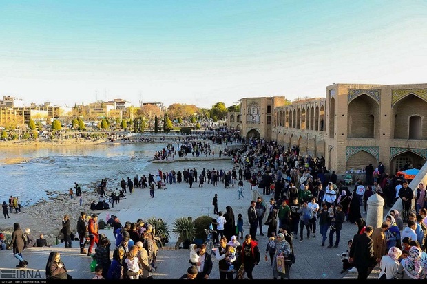 اقامت گردشگران نوروزی در اصفهان 37 درصد افزایش یافت