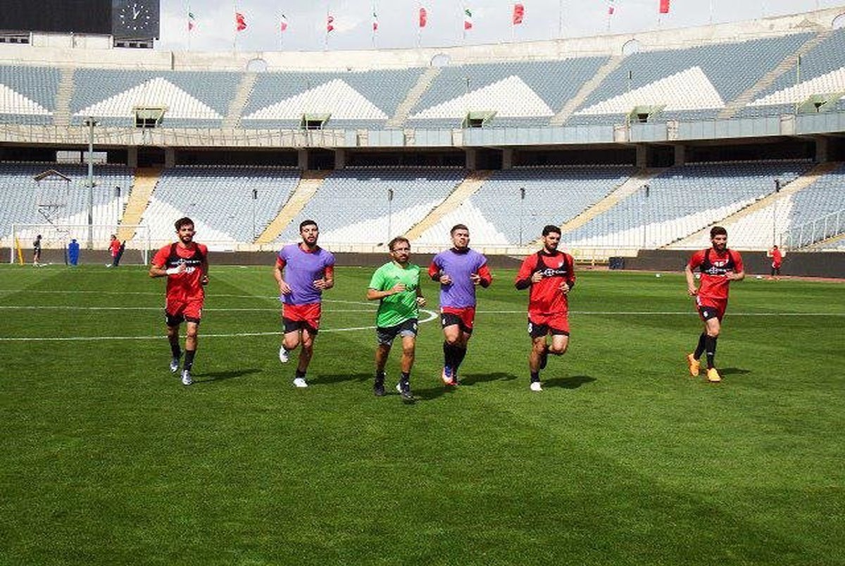 برگزاری آخرین تمرین تیم ملی فوتبال ایران در سال ۹۶
