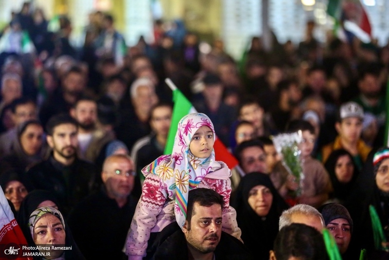 چهل و هشتمين اجتماع پرشور مردم در محله پيروزی