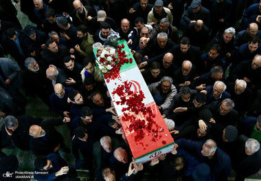 مراسم وداع با پیکر شهید امیر دریاسالار علی شمخانی