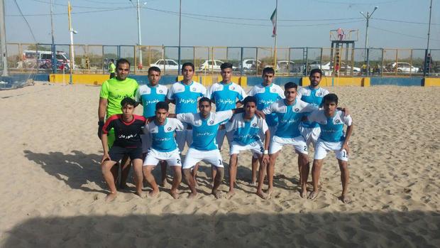 مسابقات رقابت های زیرگروه فوتبال ساحلی کشور دربوشهر آغاز شد