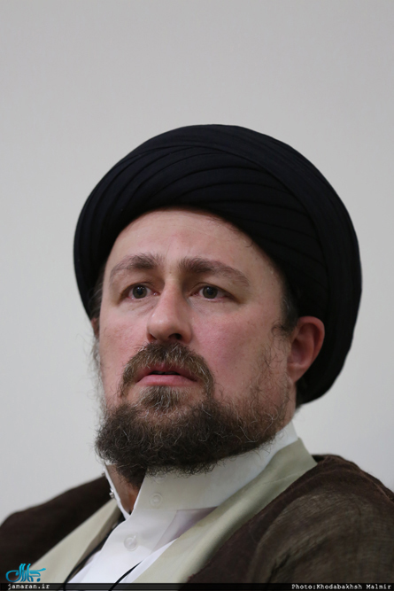 دیدار اعضای شورای اسلامی شهر تهران با سید حسن خمینی 