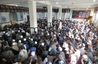 اجتماع پیروان پیامبر اسلام (ص) در سالروز وفاتش در مسجد مرکز فقهی ائمه اطهار (ع) کابل (4)