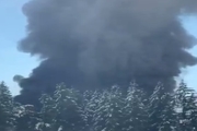 وقوع آتش سوزی مهیب در پی انحراف قطار حامل نفت در واشنگتن 