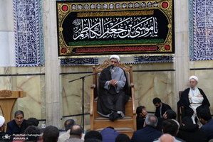 مراسم عزاداری شب شهادت امام موسی کاظم(ع) در حرم کریمه اهل بیت(س)