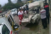 تصادف در جاده نوشهر - رویان منجر به مرگ 2نفر شد