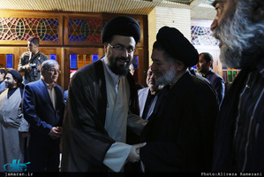 مراسم ختم مادر حجت الاسلام و المسلمین محتشمی پور در مسجد نور
