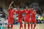 برد تیم ملی فوتسال مقابل پاراگوئه
