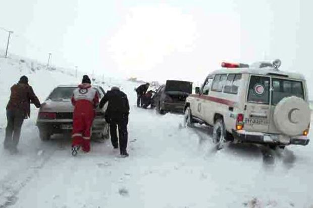 331 دستگاه خودروی گرفتار در کولاک قزوین امدادرسانی شدند