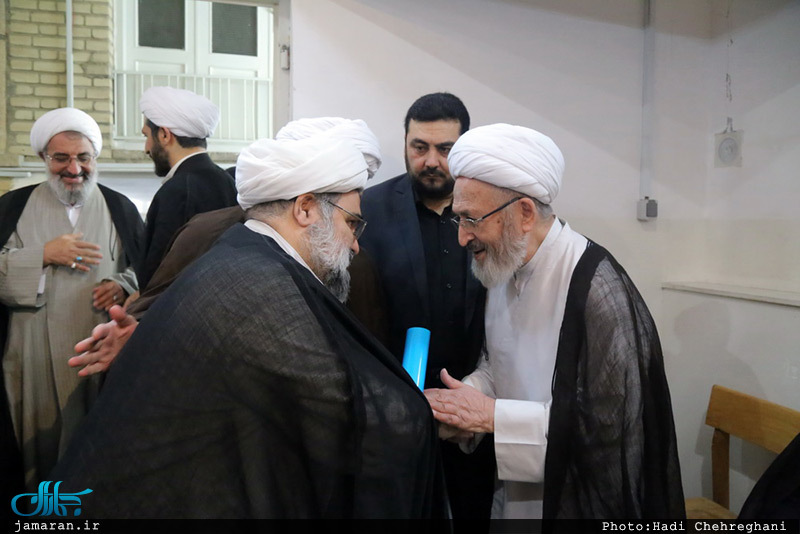 مراسم بزرگداشت خواهر گرامی آیت الله العظمی سبحانی در قم