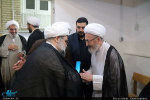 مراسم بزرگداشت خواهر گرامی آیت الله العظمی سبحانی در قم