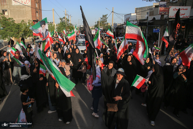 رزمایش «دختران جان‌فدای ایران» در فسا
