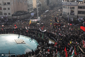 حضور میلیون ها تهرانی در تشییع پیکر مطهر سردار قاسم سلیمانی - 3