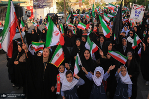 رزمایش «دختران جان‌فدای ایران» در فسا