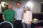پوشش خاص همسر بشار اسد در یک رستوران + عکس