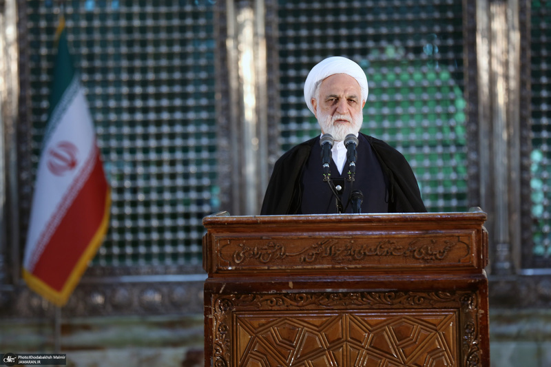 مراسم تجدید میثاق رئیس و کارکنان قوه قضاییه با آرمان های امام؛