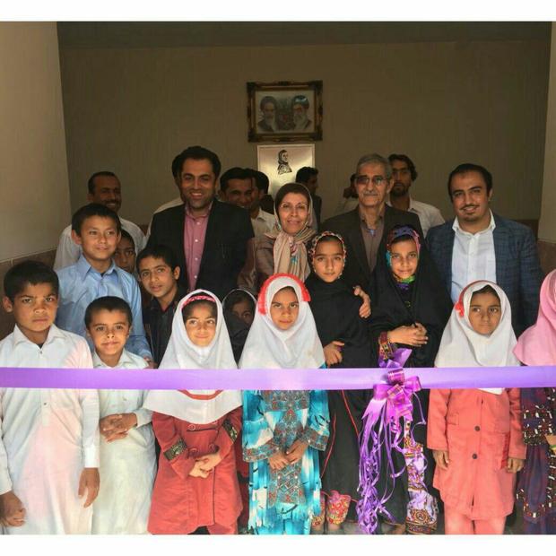 افتتاح مدرسه 6 کلاسه خیری در سرباز