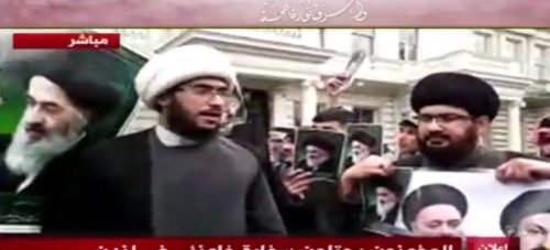 حمله به سفارت ایران در لندن/ متجاوزان دستگیر شدند/ انگلیس عذرخواهی کرد/ اهتزاز پرچم کشورمان در سفارت+فیلم