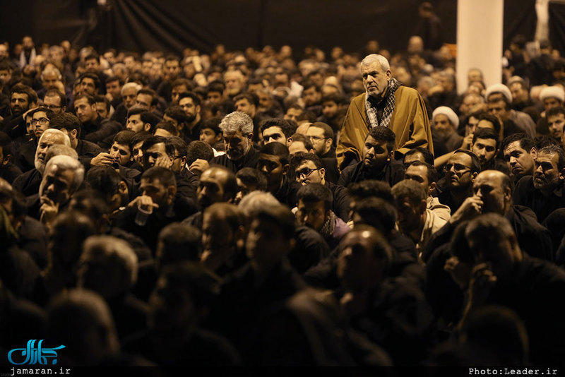 مراسم عزاداری شب عاشورای حسینی با حضور رهبر معظم انقلاب اسلامی