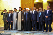 مراسم تجدید میثاق رییس جمهور و اعضای هیات دولت با آرمان های امام خمینی(س)